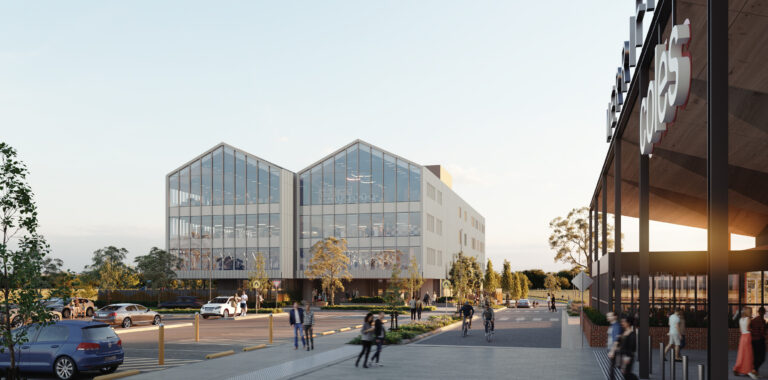 Topping out of 21 Cityside Drive and Opening of Paul Sadler Swimland